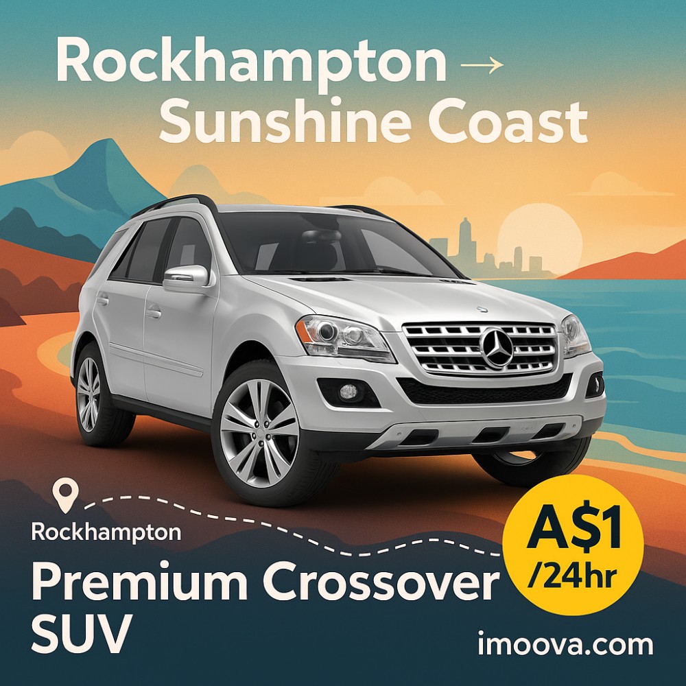 Premium Crossover SUV available for relocation from Rockhampton to Sunshine Coast