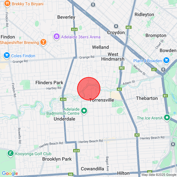 map of departure location