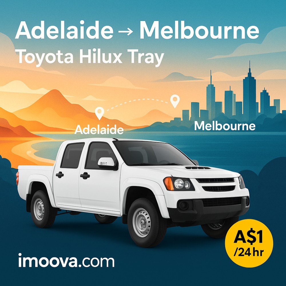 Toyota Hilux Tray available for relocation from Adelaide to Melbourne