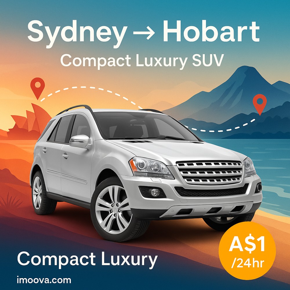 Compact Luxury SUV available for relocation from Sydney to Hobart