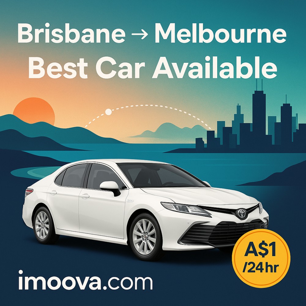 Best Car Available available for relocation from Brisbane to Melbourne