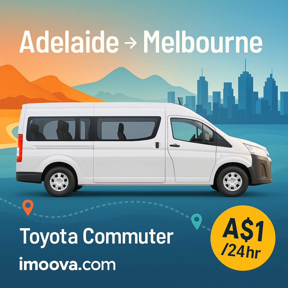 Toyota Commuter available for relocation from Adelaide to Melbourne