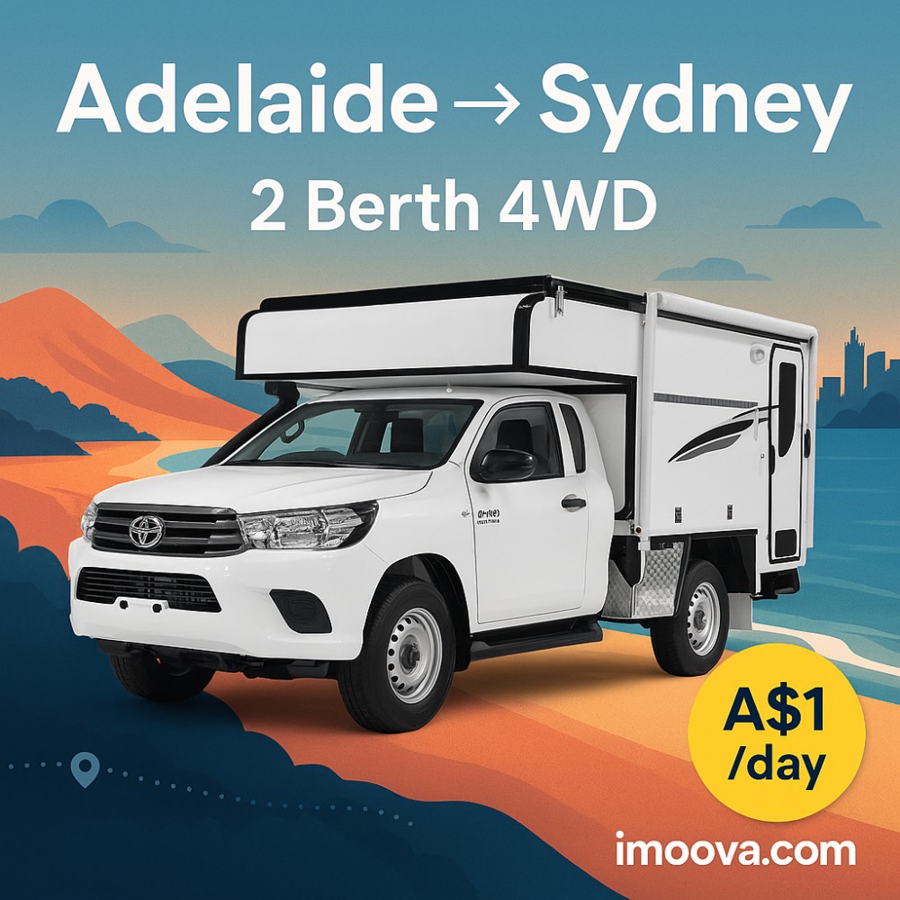 2 Berth 4WD available for relocation from Adelaide to Sydney
