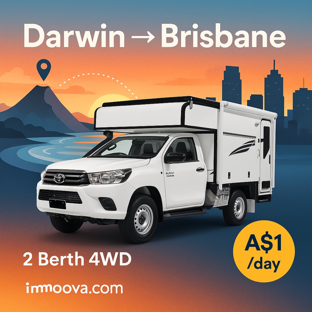 2 Berth 4WD available for relocation from Darwin to Brisbane