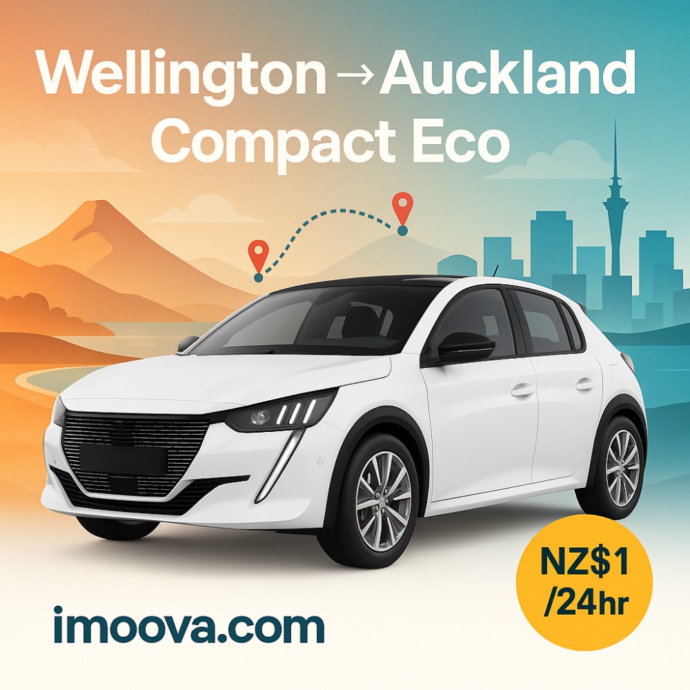 Wellington to Auckland