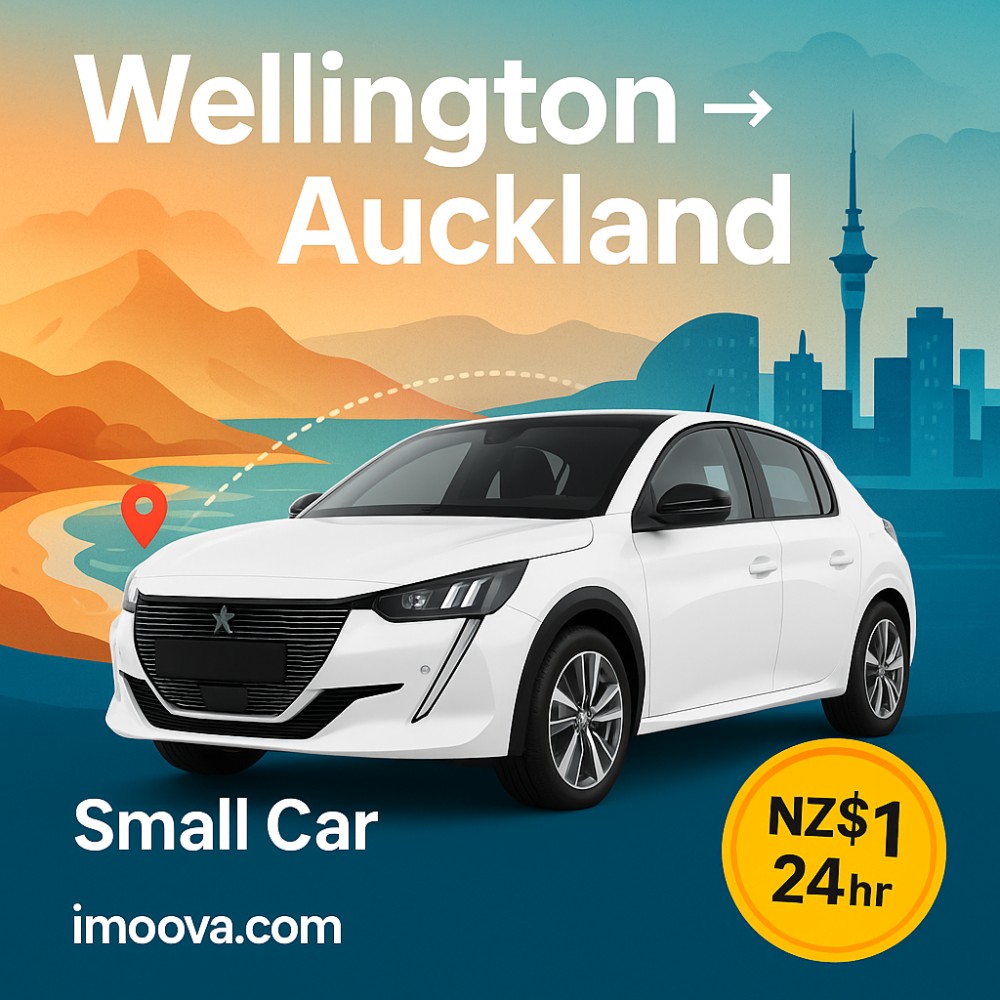 Wellington to Auckland