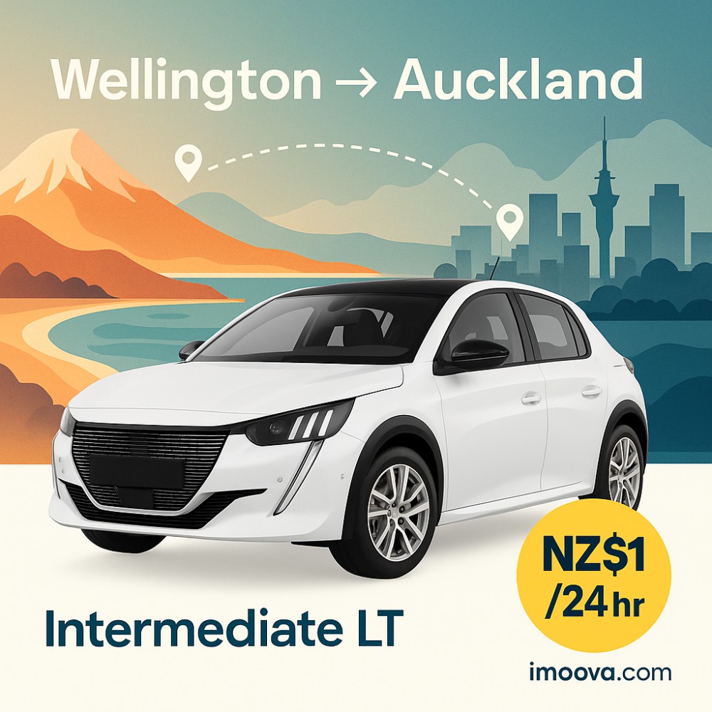 Wellington to Auckland