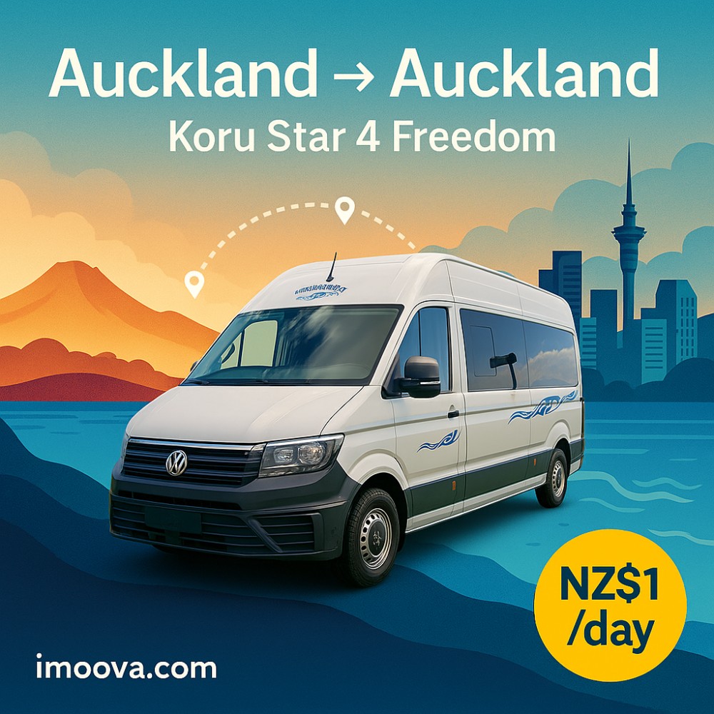 Koru Star 4 Freedom available for relocation from Auckland to Auckland