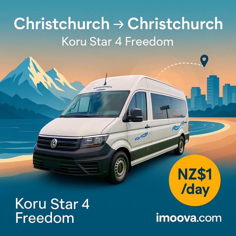 Koru Star 4 Freedom available for relocation from Christchurch to Christchurch