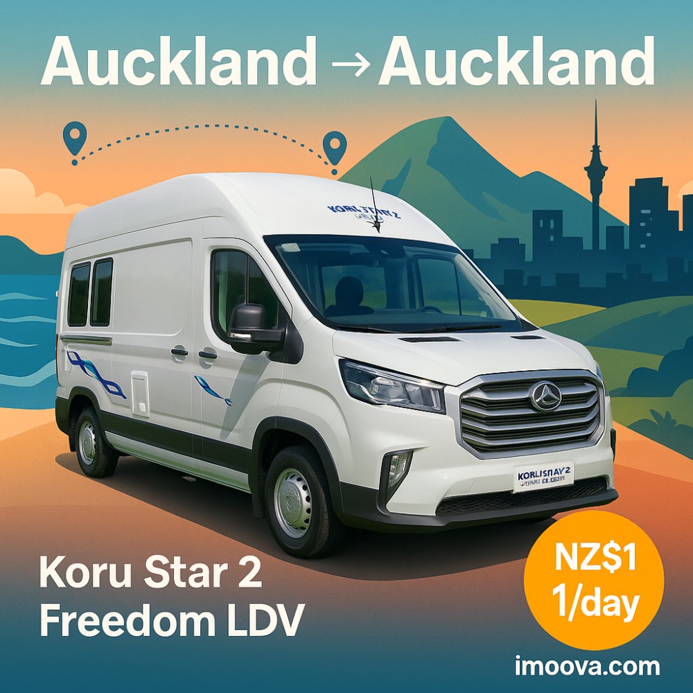 Koru Star 2 Freedom LDV available for relocation from Auckland to Auckland