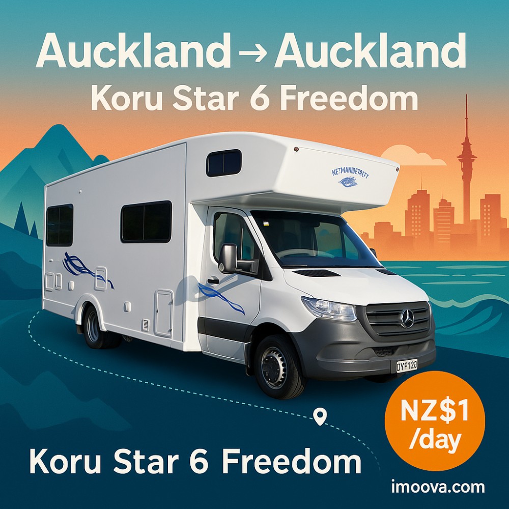Koru Star 6 Freedom available for relocation from Auckland to Auckland