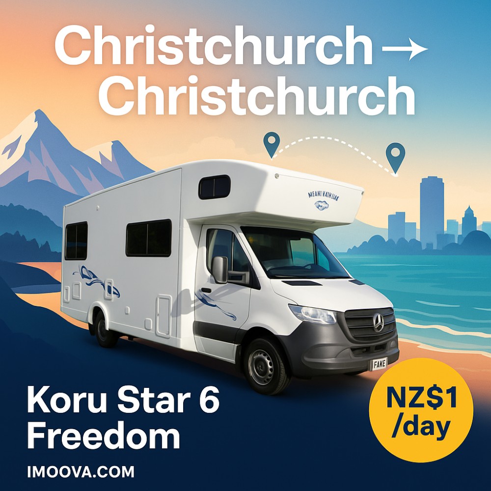 Koru Star 6 Freedom available for relocation from Christchurch to Christchurch