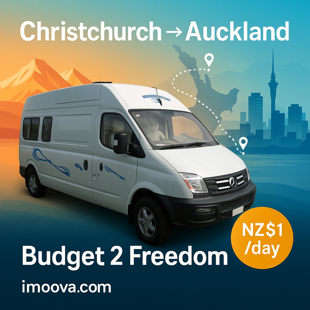 Budget 2 Freedom available for relocation from Christchurch to Auckland