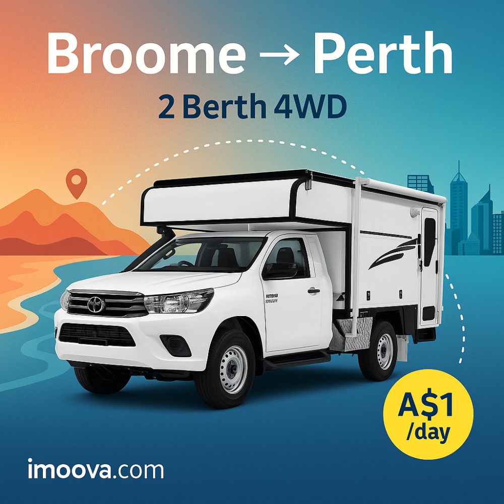 2 Berth 4WD available for relocation from Broome to Perth