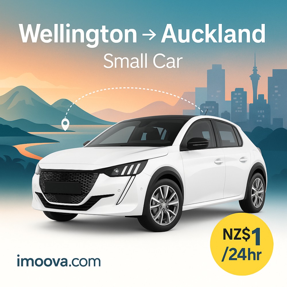 Small Car available for relocation from Wellington to Auckland