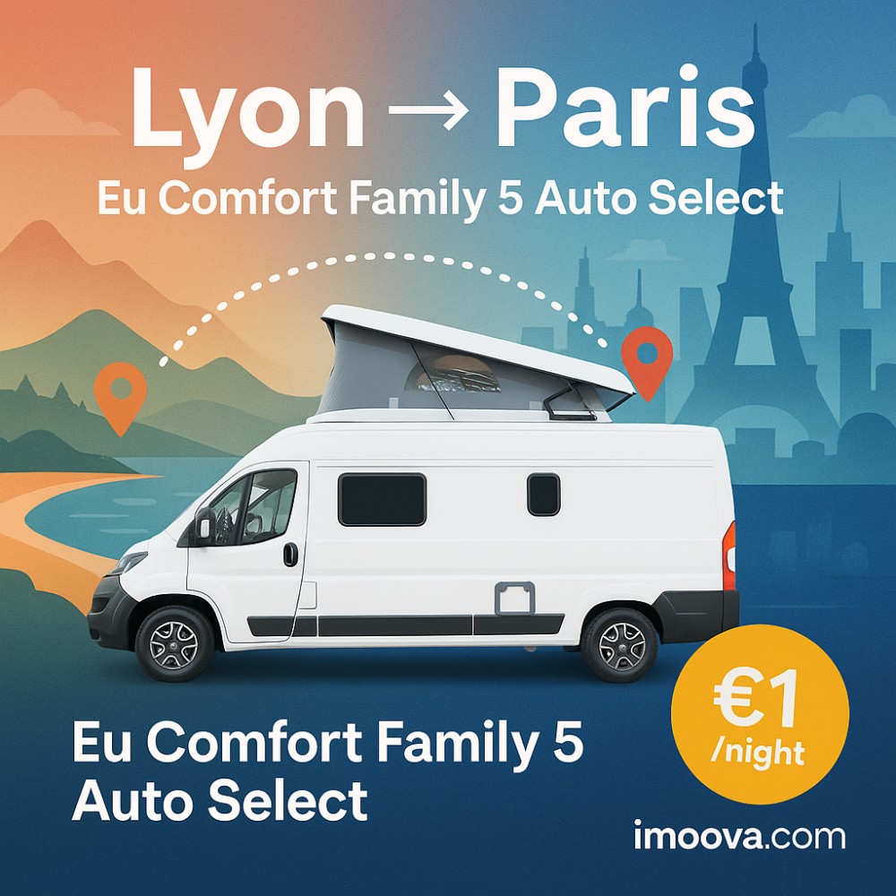 Eu Comfort Family 5 Auto Select available for relocation from Lyon to Paris