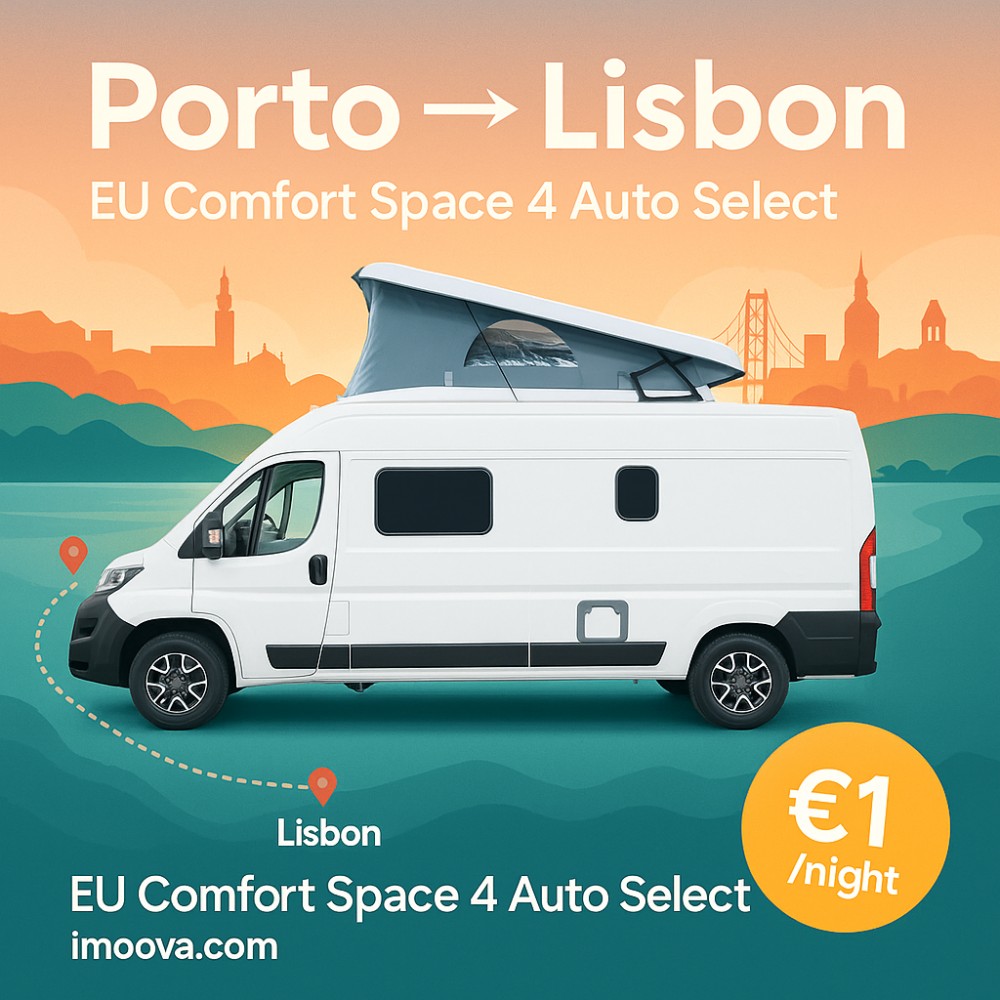 EU Comfort Space 4 Auto Select available for relocation from Porto to Lisbon