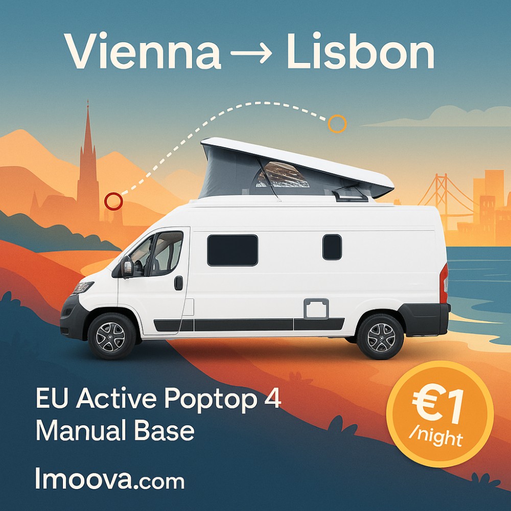 EU Active Poptop 4 Manual Base available for relocation from Vienna to Lisbon