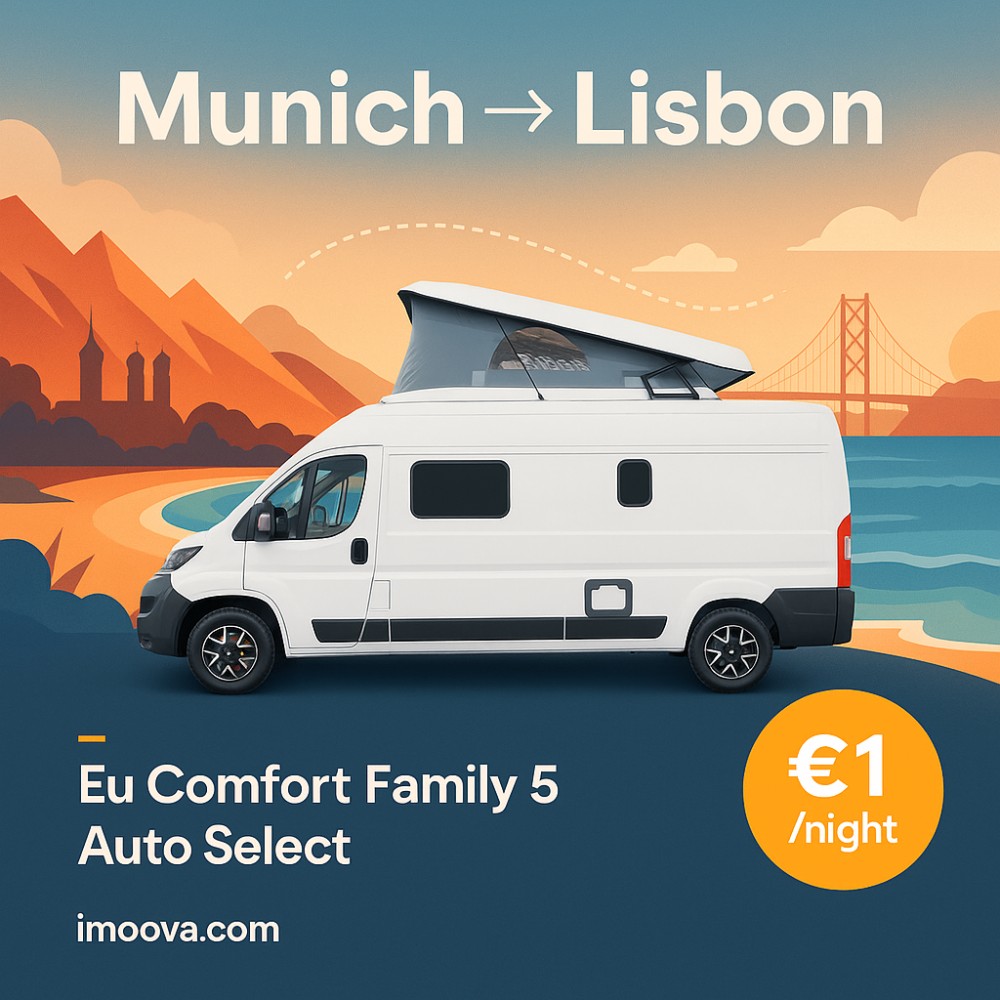 Eu Comfort Family 5 Auto Select available for relocation from Munich to Lisbon