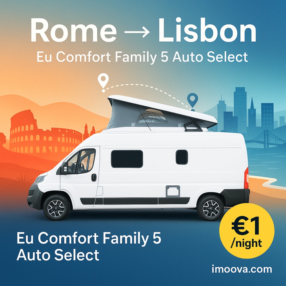 Eu Comfort Family 5 Auto Select available for relocation from Rome to Lisbon