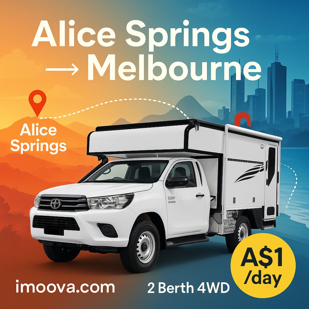 2 Berth 4WD available for relocation from Alice Springs to Melbourne