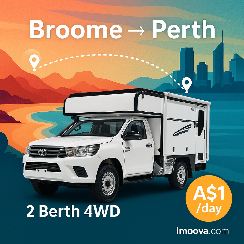 2 Berth 4WD available for relocation from Broome to Perth