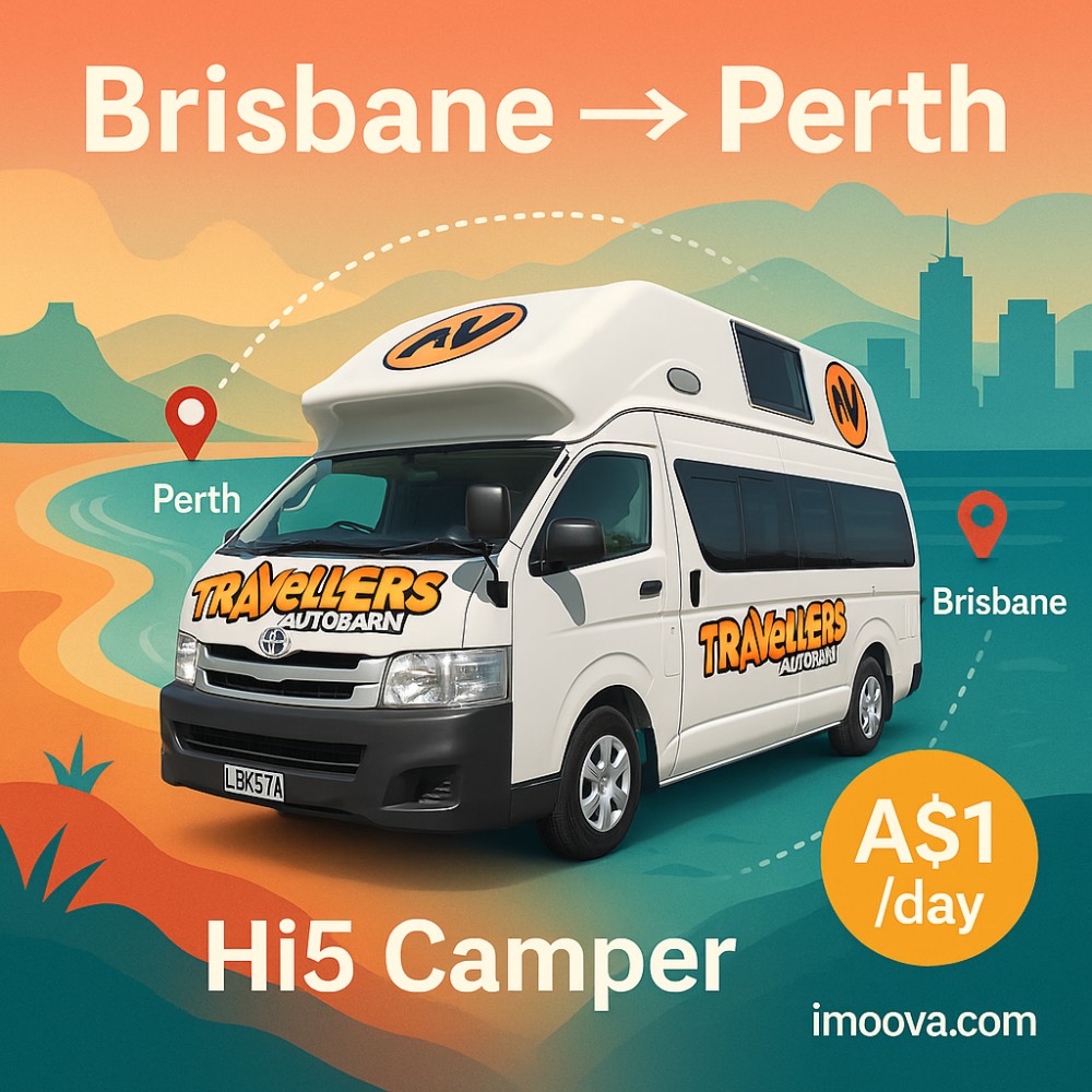Hi5 Camper available for relocation from Brisbane to Perth