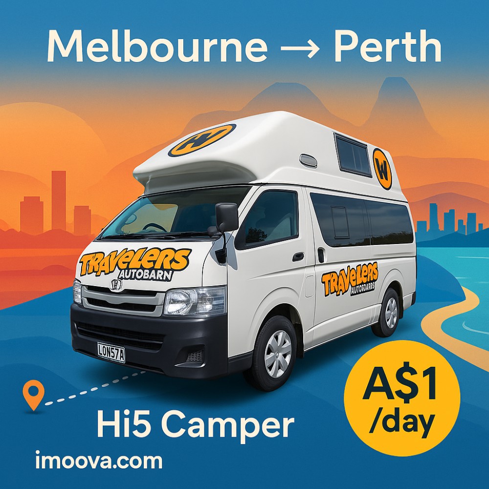 Hi5 Camper available for relocation from Melbourne to Perth