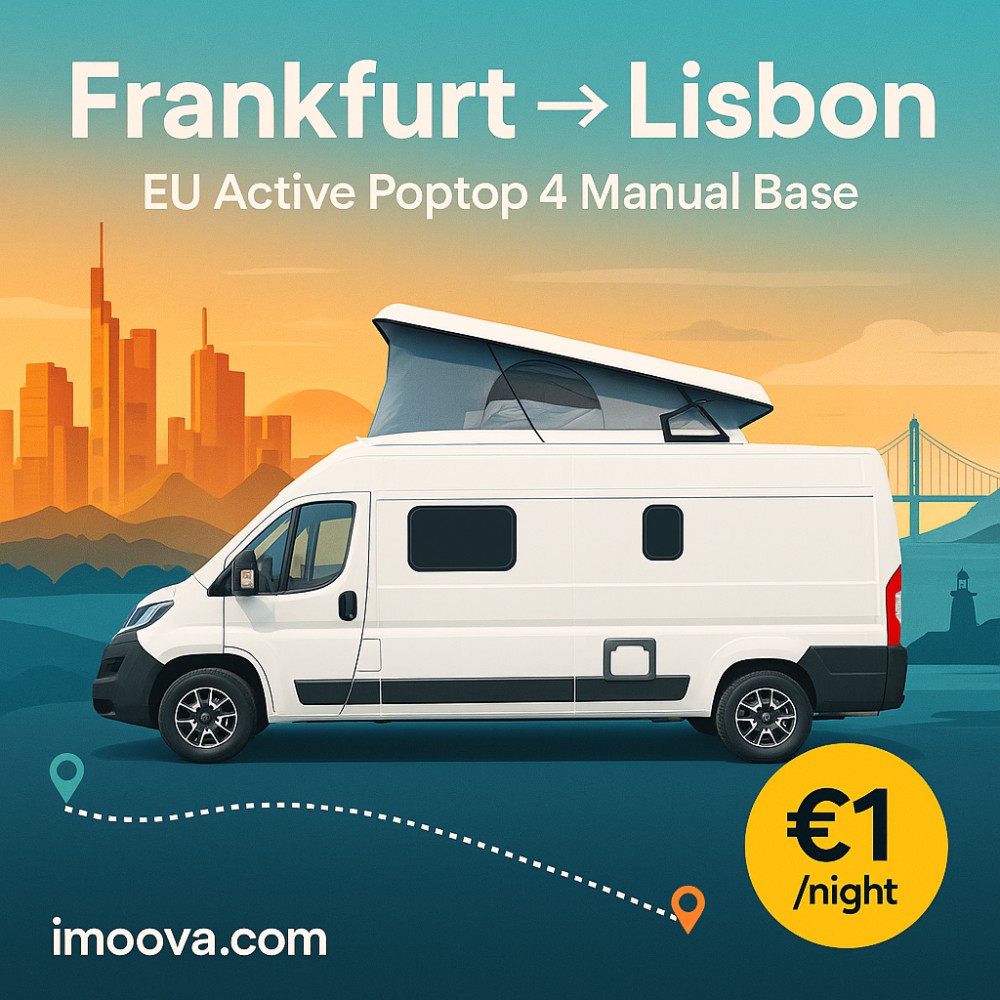 EU Active Poptop 4 Manual Base available for relocation from Frankfurt to Lisbon