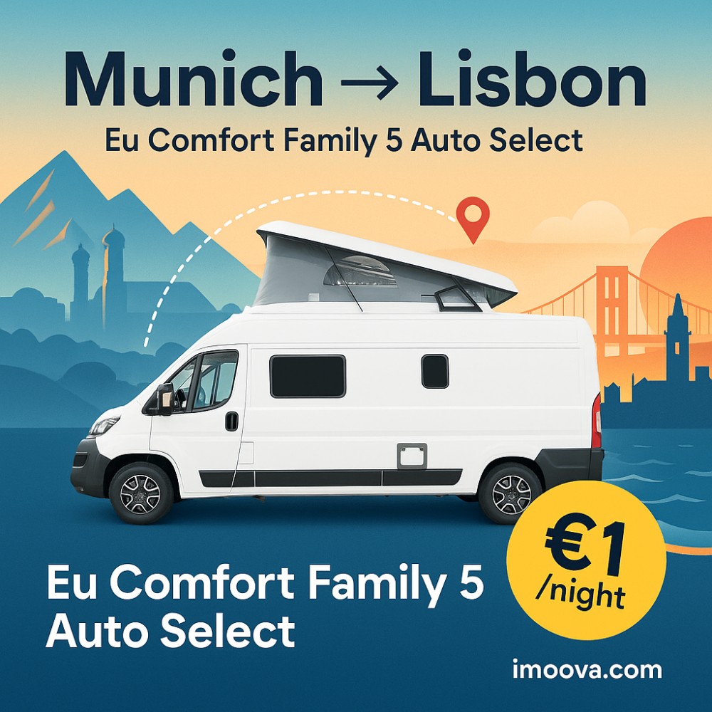 Eu Comfort Family 5 Auto Select available for relocation from Munich to Lisbon