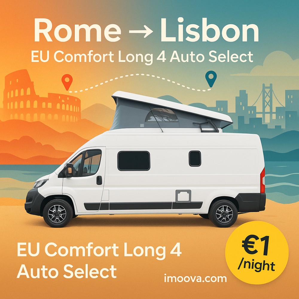 EU Comfort Long 4 Auto Select available for relocation from Rome to Lisbon