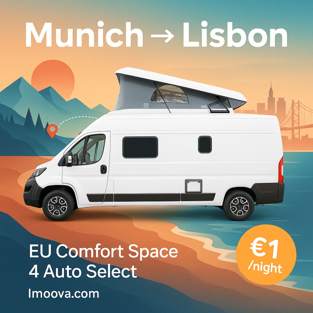 EU Comfort Space 4 Auto Select available for relocation from Munich to Lisbon
