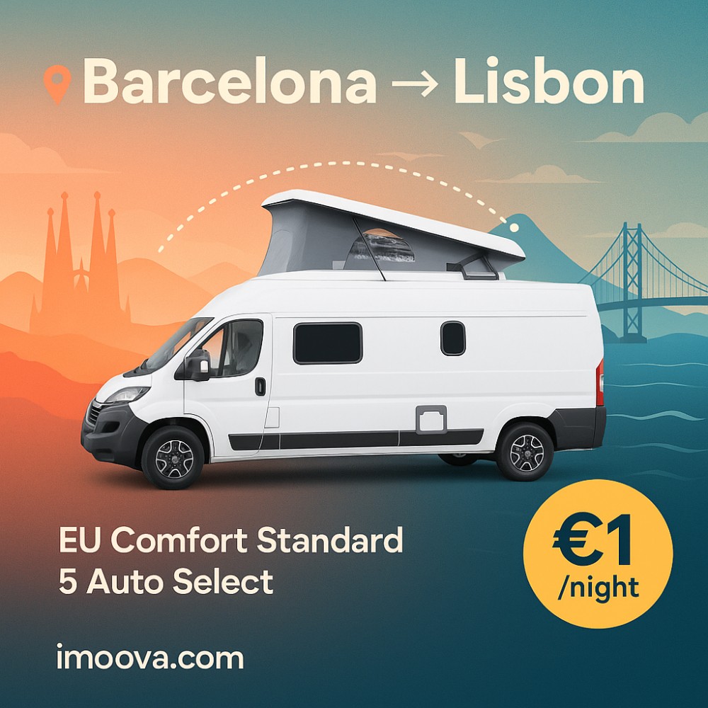 EU Comfort Standard 5 Auto Select available for relocation from Barcelona to Lisbon