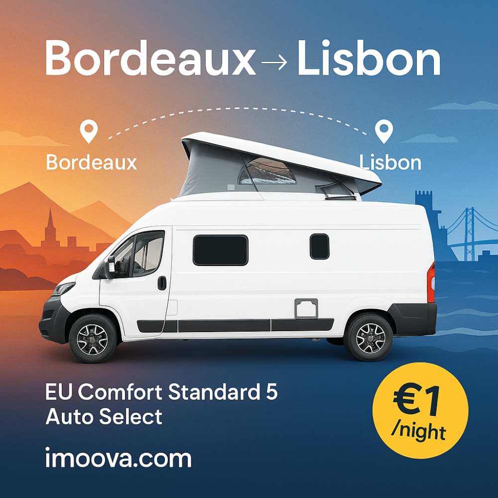 EU Comfort Standard 5 Auto Select available for relocation from Bordeaux to Lisbon