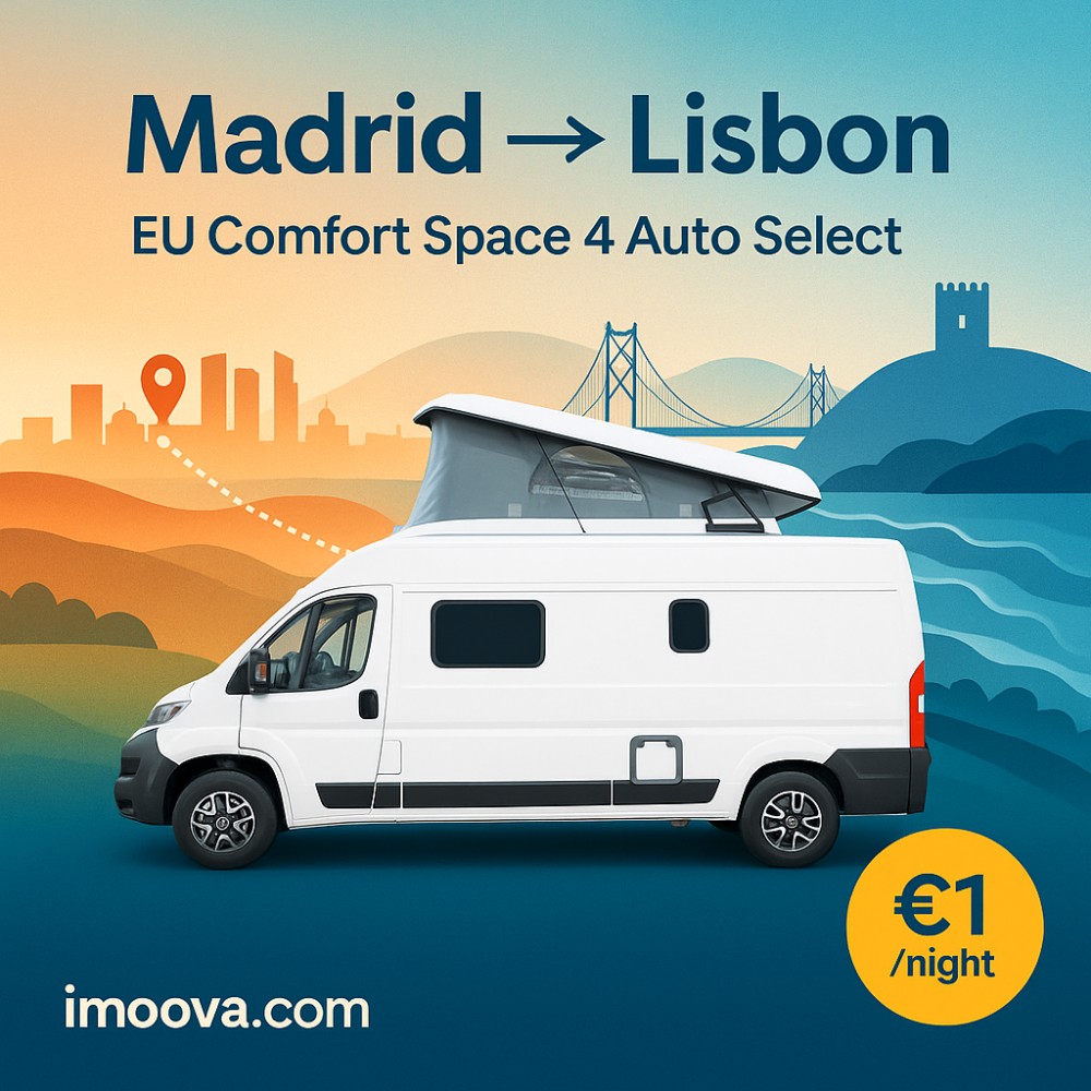 EU Comfort Space 4 Auto Select available for relocation from Madrid to Lisbon