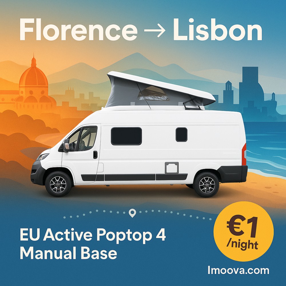 EU Active Poptop 4 Manual Base available for relocation from Florence to Lisbon