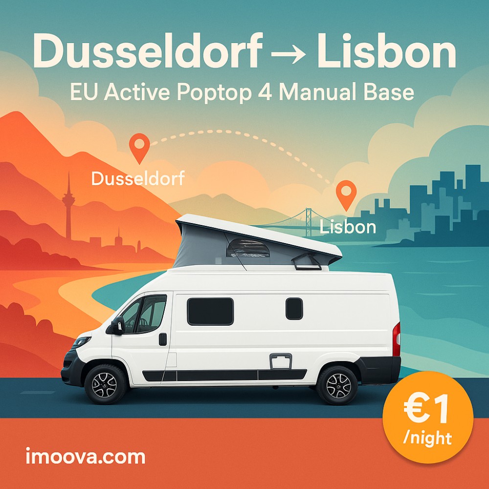 EU Active Poptop 4 Manual Base available for relocation from Dusseldorf to Lisbon