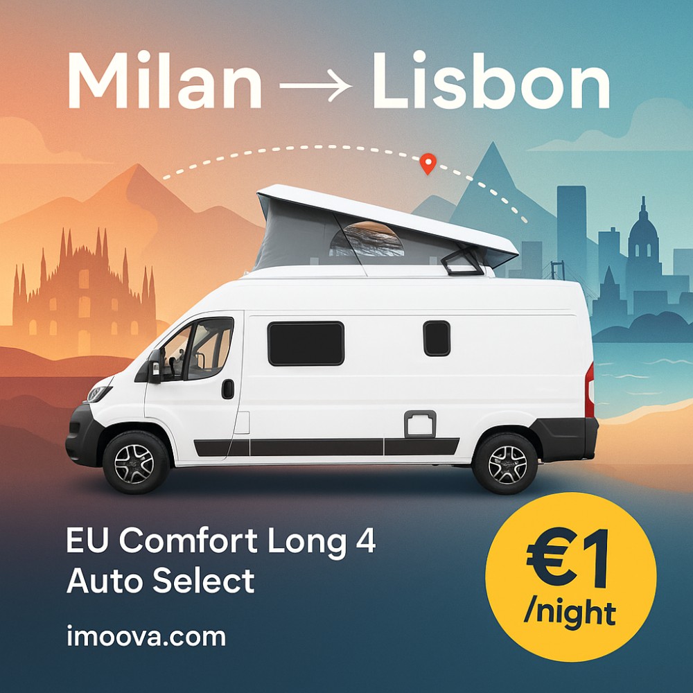 EU Comfort Long 4 Auto Select available for relocation from Milan to Lisbon