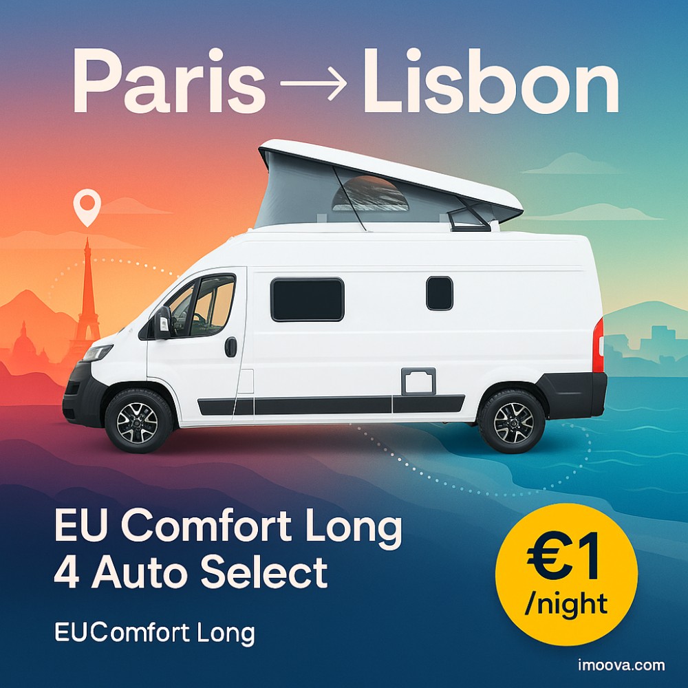 EU Comfort Long 4 Auto Select available for relocation from Paris to Lisbon