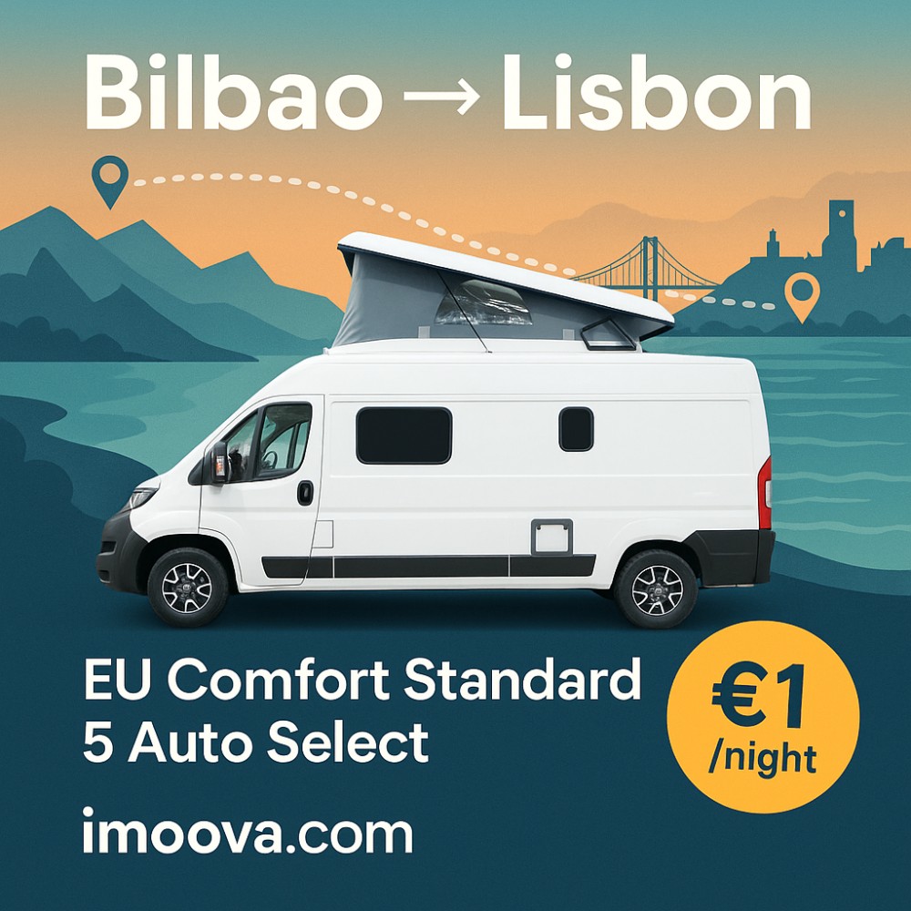 EU Comfort Standard 5 Auto Select available for relocation from Bilbao to Lisbon