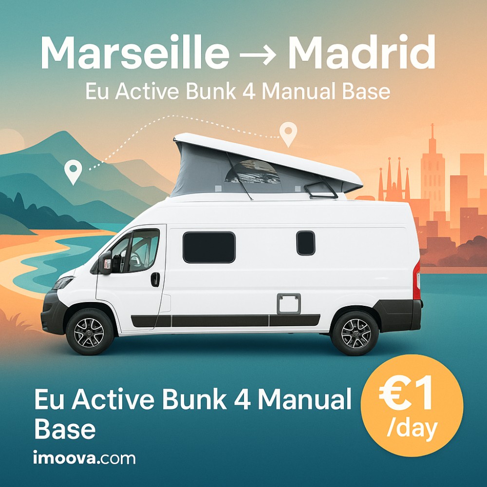Eu Active Bunk 4 Manual Base available for relocation from Marseille to Madrid