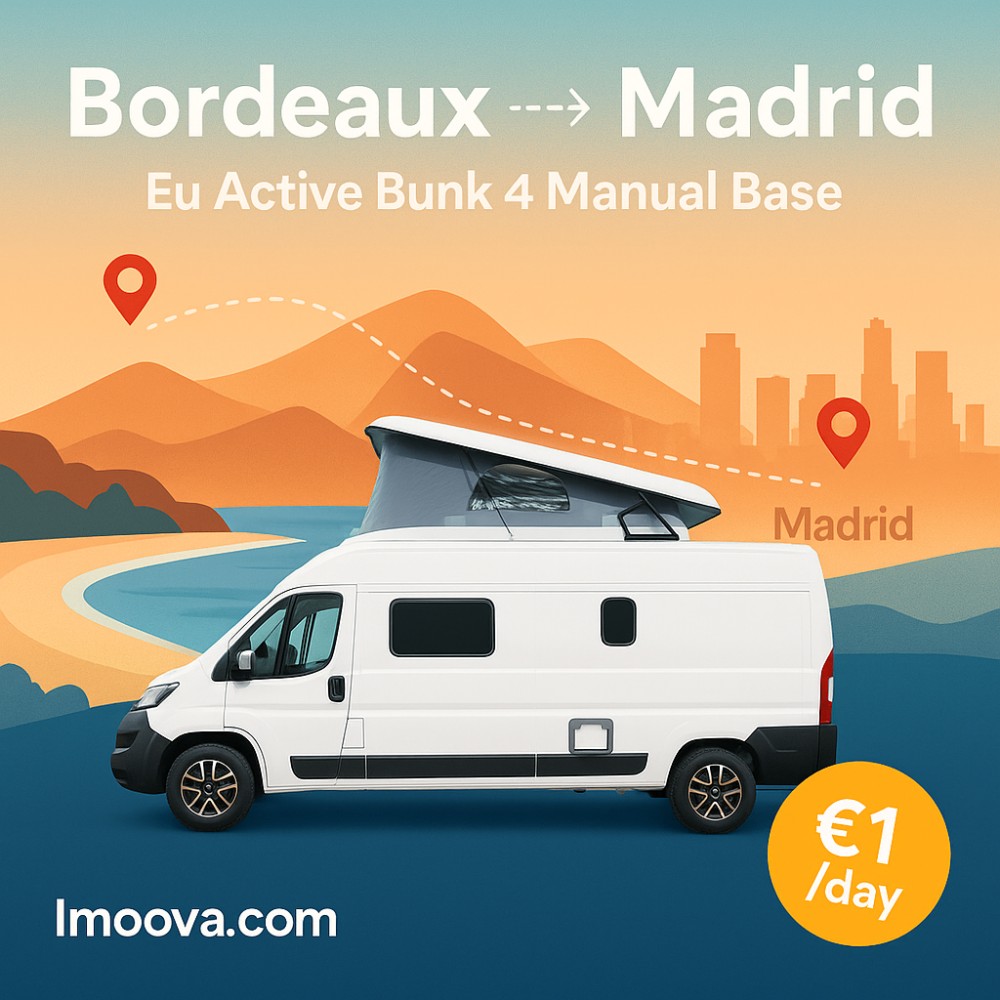 Eu Active Bunk 4 Manual Base available for relocation from Bordeaux to Madrid