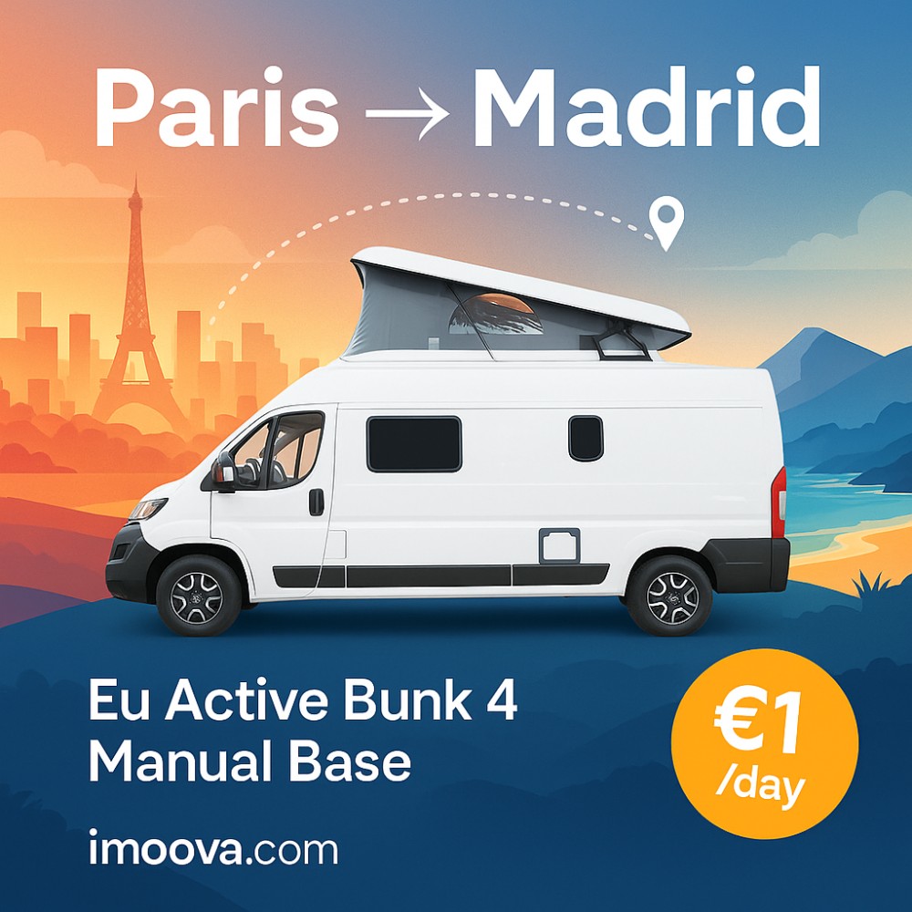Eu Active Bunk 4 Manual Base available for relocation from Paris to Madrid