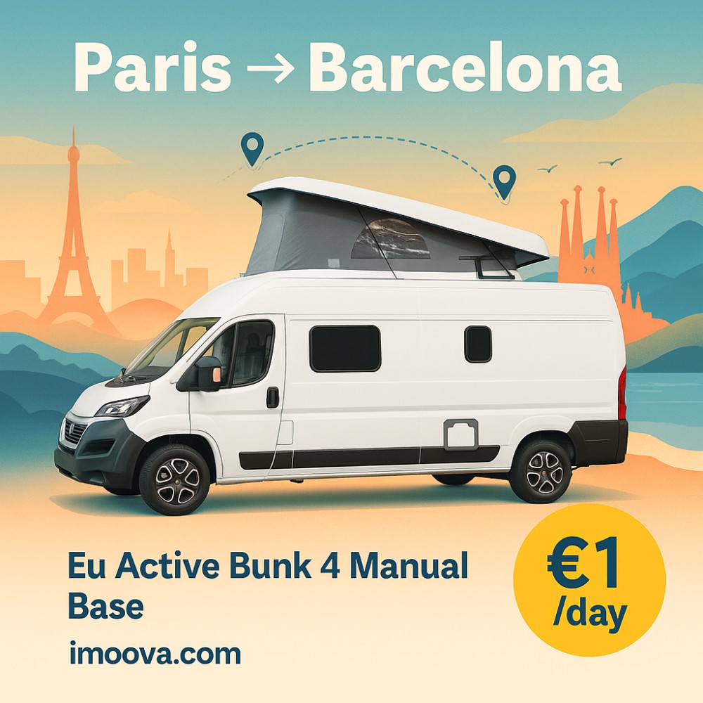 Eu Active Bunk 4 Manual Base available for relocation from Paris to Barcelona