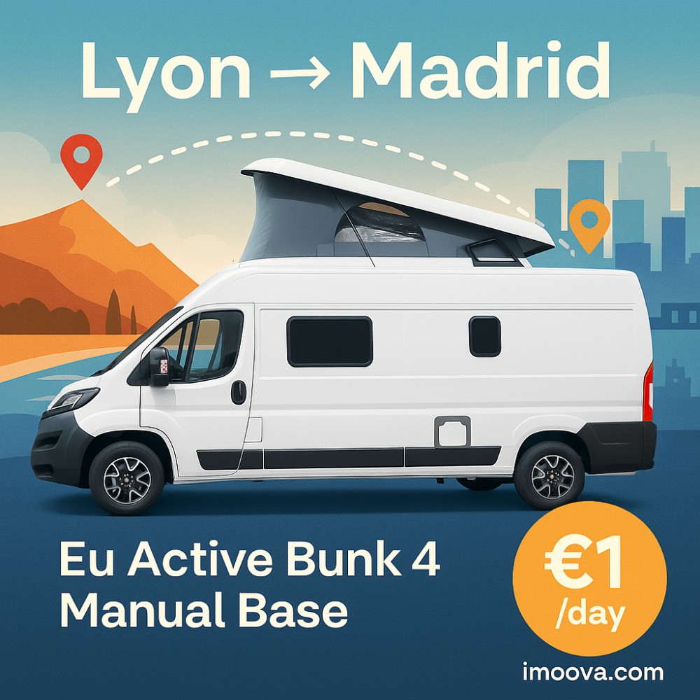 Eu Active Bunk 4 Manual Base available for relocation from Lyon to Madrid