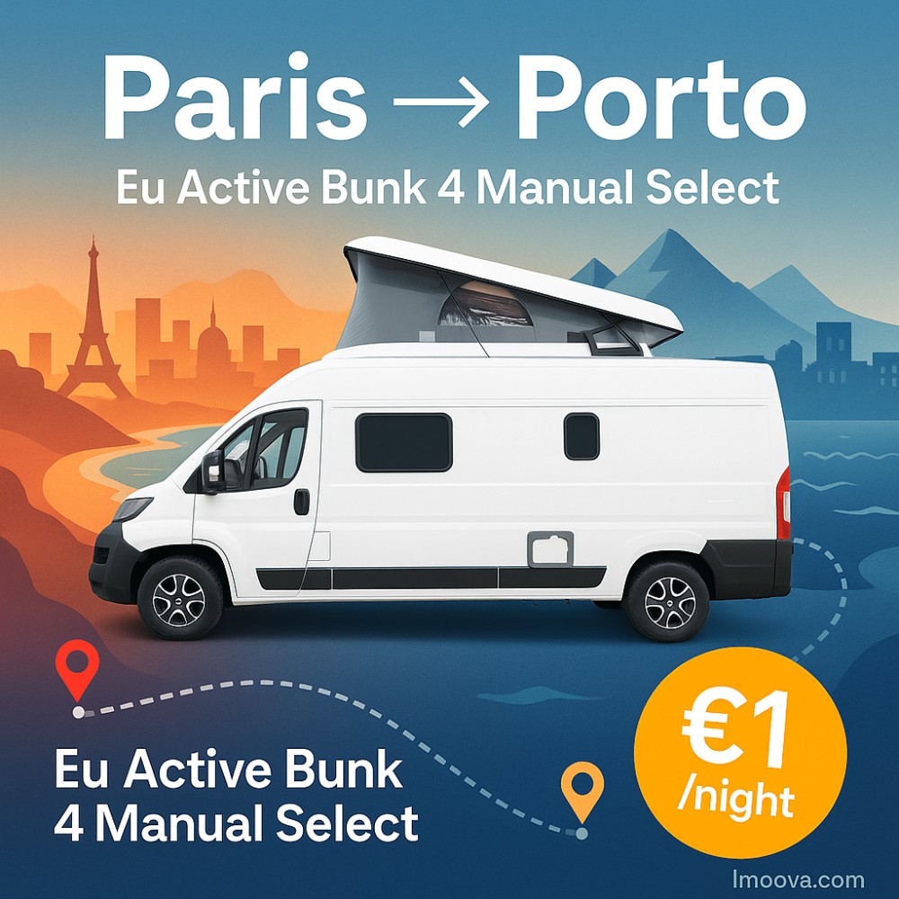 Eu Active Bunk 4 Manual Select available for relocation from Paris to Porto