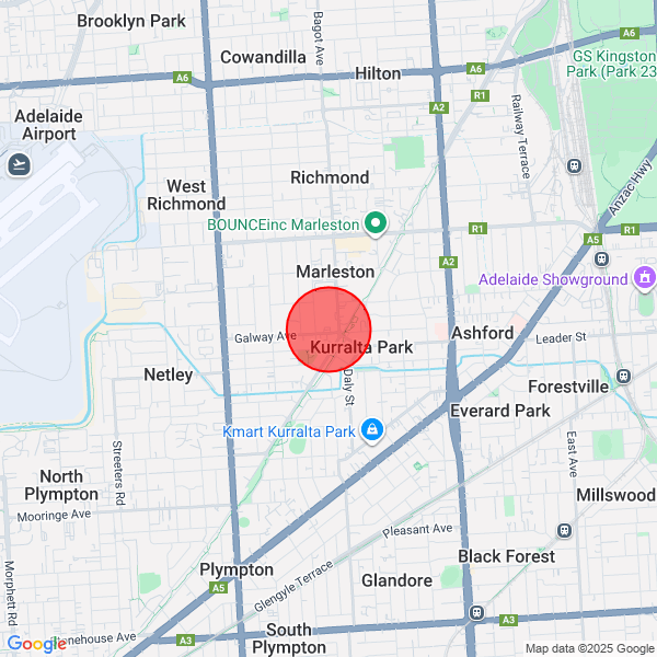 map of departure location