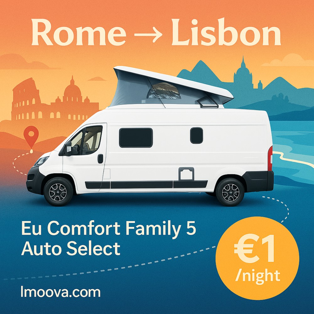 Eu Comfort Family 5 Auto Select available for relocation from Rome to Lisbon