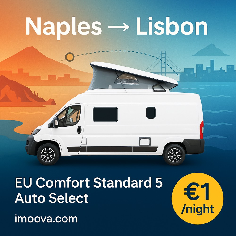 EU Comfort Standard 5 Auto Select available for relocation from Naples to Lisbon
