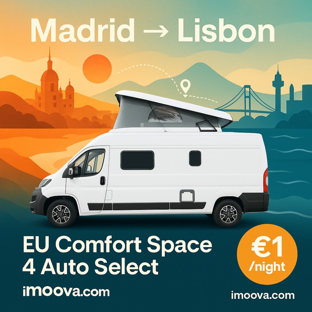 EU Comfort Space 4 Auto Select available for relocation from Madrid to Lisbon